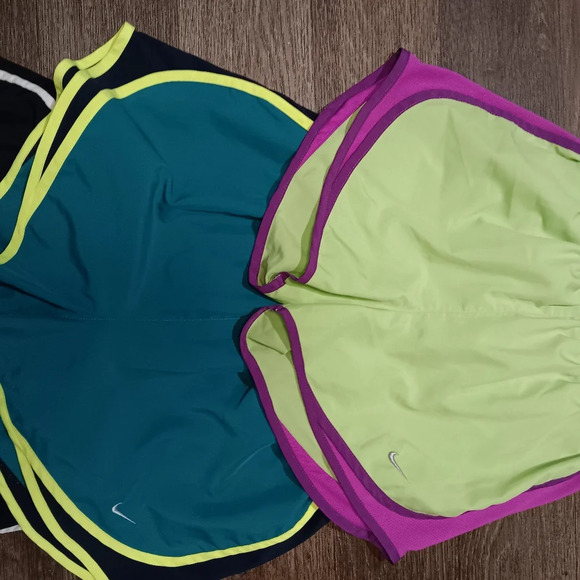 Nike Athletic Shorts Set - Neon, Teal, and Black Set 3 (2 Size S And 1 M) - Picture 3 of 5
